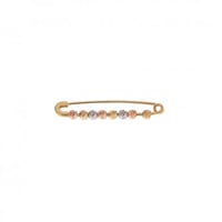 مشبك ذهب الكورات البراقة (عيار 18)