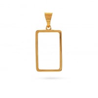 برواز ذهب سادة مناسب لسبيكة 1 - 2.5 - 5 جرام ( عيا...