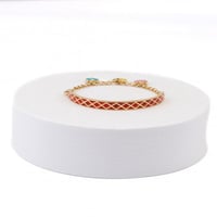 اسوارة ذهب اطفال الورود الملونة ( عيار18)