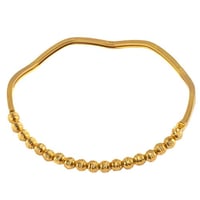 اسوارة ذهب الكرات المتعرجة ( عيار 18)