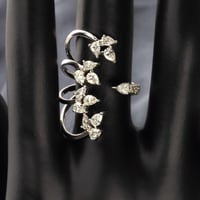 خاتم الماس SI أوراق الشجر (وزن الالماس 0.15ct – عي...