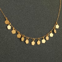 عقد ذهب الزهور ( عيار 21 )