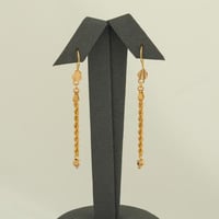 حلق ذهب مبروم ( عيار 21 )