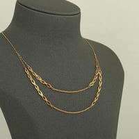 عقد ذهب مبروم دورين ( عيار 21 )