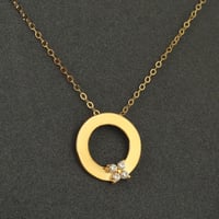 طقم ذهب دائري مجوف ( عيار 21 )