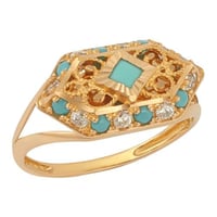 خاتم ذهب منقوش ( عيار 21 )