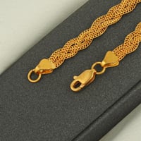 اسوارة ظفيرة الذهب ( عيار 21 )