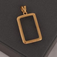 تعليقة سبيكة ذهب 1 جرام ( عيار 21 ) (مبروم)