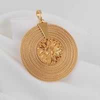 تعليقة ذهب دائرية ( عيار 21)