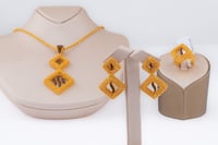 طقم ذهب معينات الأسطورة (عيار 21)