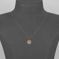 عقد ذهب دائري ماركة ( عيار 18 )