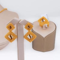 طقم ذهب معينات الأسطورة (عيار 21)