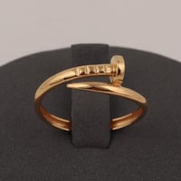 خاتم ذهب مسمار ( عيار 21 )