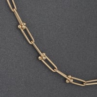 عقد و اسوارة ذهب جنزير ( عيار 18 )