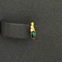 طقم ذهب جناح اخضر ( عيار 21 )