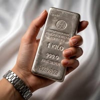 سبيكة فضة إماراتية 1 كيلو