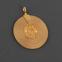 تعليقة ذهب دائرية ( عيار 21)