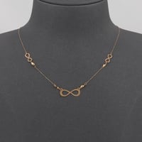 عقد ذهب انفنتي ( عيار 21 )