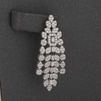 طقم ذهب ابيض السنابل البيضاء (عيار 18)