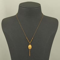 عقد ذهب بيضاوي ( عيار 21 )