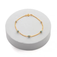 نص طقم ذهب دوائر هندي (عيار 21)