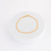 اسوارة ذهب فلات (ضهر الحية)( عيار 18)