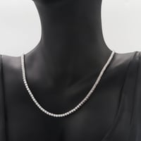 طقم ذهب ابيض تنسي (عيار 18)