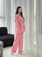 جاكت نسائي لون زهري غامق