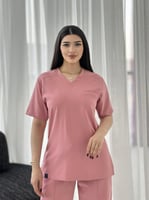 سكراب طبي لون زهري غامق