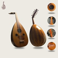 ‎عود زرياب موديل 1 تصميم تركي مع مسطرة لمنع تحفر ا...