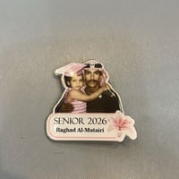 بروش تخرج الاب والبنت تصميم وردي