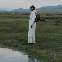 حقيبه بولين مينيCYME EDITION TEXTURED EBONY