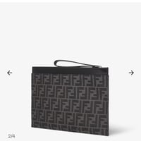 فندي FF Jacquard Flat Pouch Medium