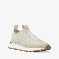 مايكل كورس - Bodie Metallic Logo Knit Slip-On Snea...