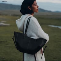 حقيبه بولين ميني Cyme EDITION TEXTURED BLACK WITH...