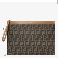 فندي Large flat wallet FF