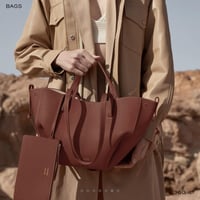 حقيبه بولين ميني Cyme EDITION TEXTURED COGNAC