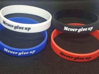 أسورة مطاطية للكبار أسود Wristband for Adult Black