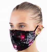 كمامة حفلات نجوم لامعة Party face mask shiny stars