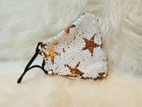 كمامة حفلات نجوم لامعة Party face mask shiny stars