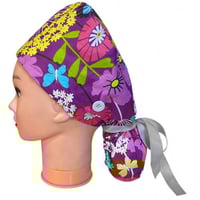 باندانا جراحية بنفسجي كاب Surgical Cap