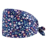 باندانا جراحية ورود كحلي كاب Surgical Cap