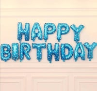 بالون حروف ( HAPPY BIRTHDAY )