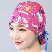 باندانا جراحية بينك كاب Surgical Cap