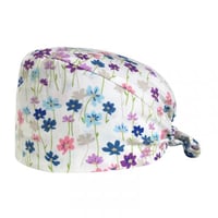 باندانا طبية زهور كاب Surgical Cap