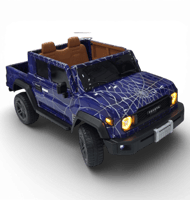 سيارة أطفال كهربائية "شاص" - 12 فولت / 4 محركات