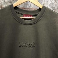 تيشيرت قوتشي EMBROIDERED COTTON JERSEY T-SHIRT