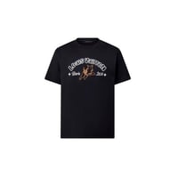تيشيرت لويس فيتون اسود Embroidered Cotton T-Shirt