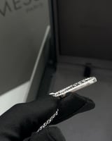 سلسال ميسيكا طويل حجم كبير لون ذهبي / فضي