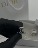 حلق ديور فضي